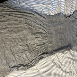 Gray Sleeveless Dress- Loft